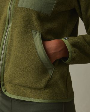 Women’s Active Fleece Full Zip – Moss