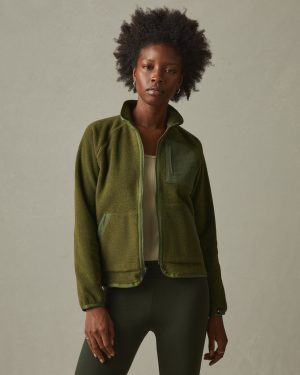 Women’s Active Fleece Full Zip – Moss