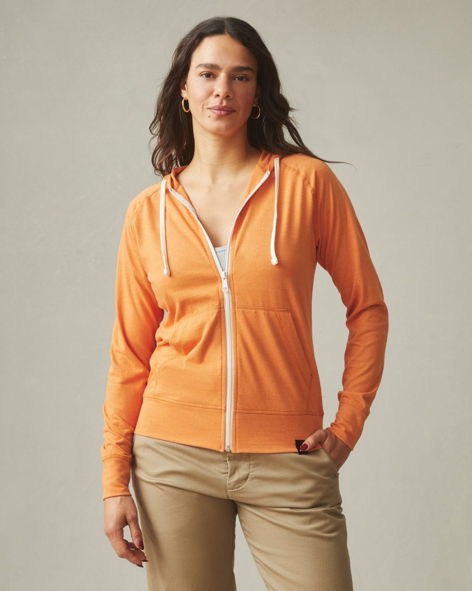 Women's Lightweight Full Zip - Amber Glow