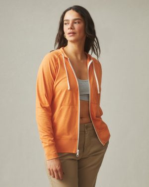 Women’s Lightweight Full Zip – Amber Glow