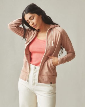 Women’s Lightweight Full Zip – Canyon Clay Heather