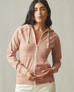 Women’s Lightweight Full Zip – Canyon Clay Heather