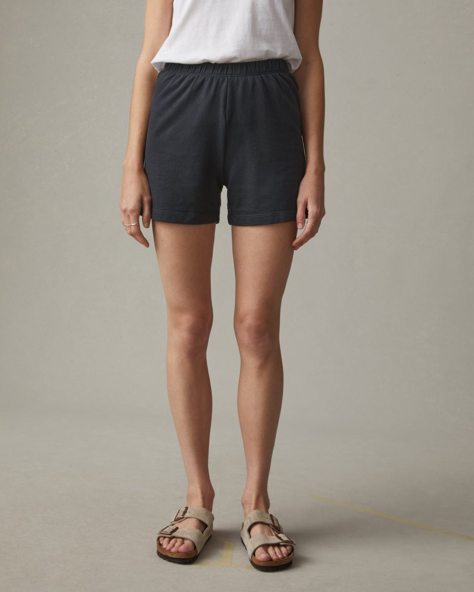 Women's French Terry Sweatshort - Black
