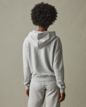 Women’s French Terry Pullover Hoodie – Ash Heather