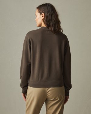 Women’s Relaxed French Terry Sweatshirt – Oak