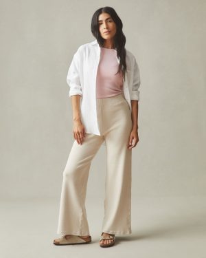 Women’s Rib Pant – Oatmeal