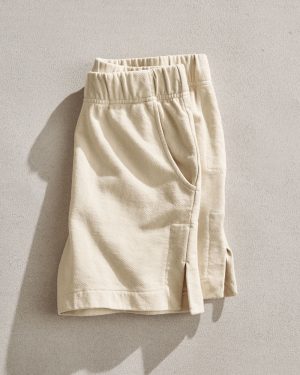 Women’s Side Slit French Terry Short – Cotton