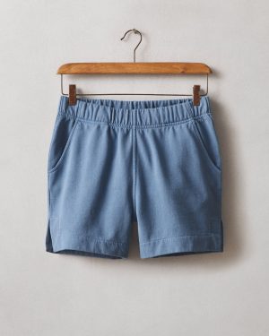 Women’s Side Slit French Terry Short – Quiet Harbor