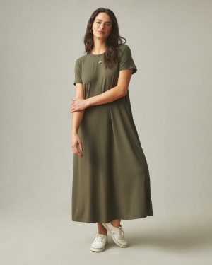 Women’s Flex Maxi Dress – Olive
