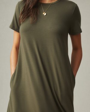 Women’s Flex Maxi Dress – Olive