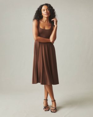 Women’s Flex Dress – Potting Soil