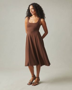 Women’s Flex Dress – Potting Soil