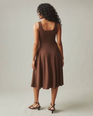 Women’s Flex Dress – Potting Soil