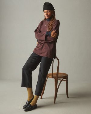 Women’s Brushed Twill Pant – Meteorite