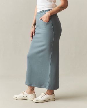 Women’s Midweight Fleece Skirt – Stormy Weather