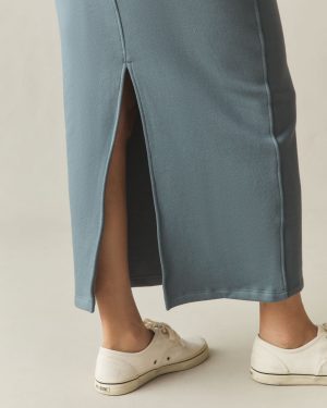 Women’s Midweight Fleece Skirt – Stormy Weather