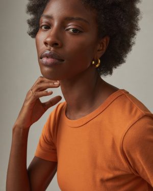 Women’s Midi Tee Dress – Henna