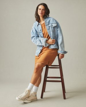 Women’s T-Shirt Dress – Cashew