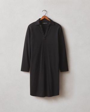 Women’s Popover Dress – Black