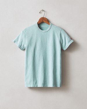 Women’s Vintage Crew Tee – Mineral Wash Blue Mineral