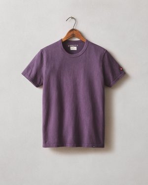 Women’s Vintage Crew Tee – Washed Deep Purple