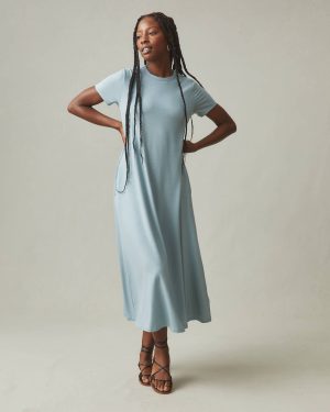 Women’s Flex Maxi Dress – Arona Blue