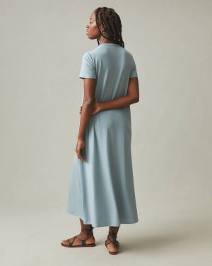 Women’s Flex Maxi Dress – Arona Blue