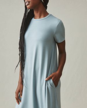 Women’s Flex Maxi Dress – Arona Blue