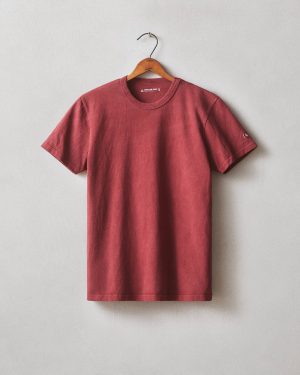 Women’s Vintage Crew Tee – Washed Tibetan Red