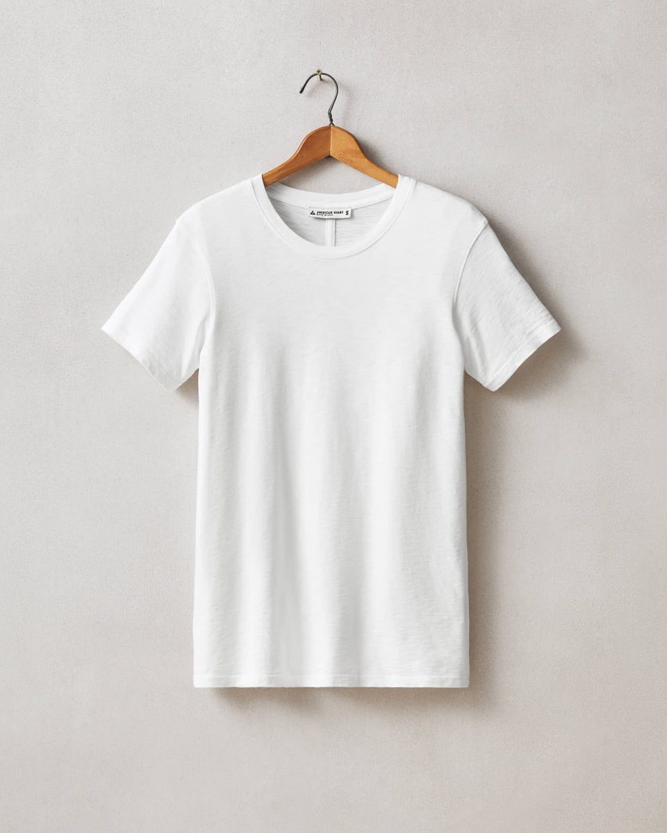 Women's Premium Slub Crew Tee - Bone