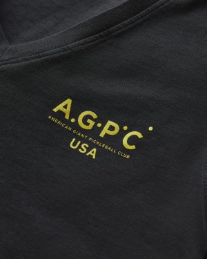 AGPC: Women’s Classic Cotton V-Neck Tee – Black