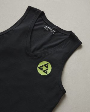 AGPC: Women’s Classic Cotton V-Neck Tank – Black