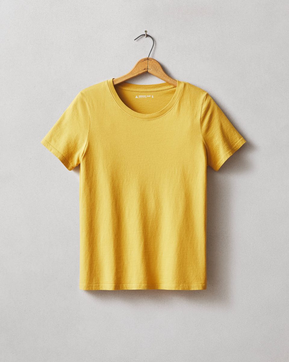 Women's Classic Cotton Crew Tee - Golden Honey