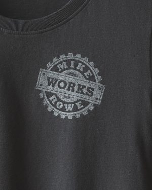 Women’s Classic Cotton Crew Tee – Mike Rowe – Black