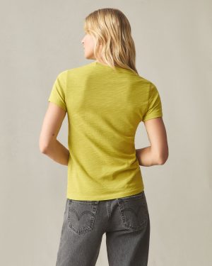 Women’s Premium Slub Crew Tee – Citronelle