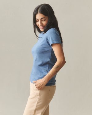 Women’s Premium Slub Crew Tee – Quiet Harbor