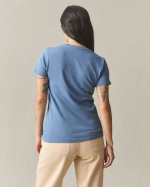 Women’s Premium Slub Crew Tee – Quiet Harbor