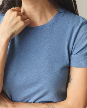Women’s Premium Slub Crew Tee – Quiet Harbor