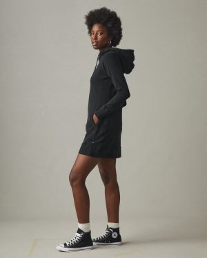 Women’s Hoodie Dress – Black