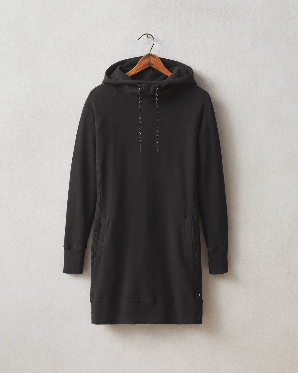 Women's Hoodie Dress - Black