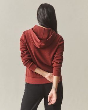 Women’s Thermal Pullover – Russet Brown