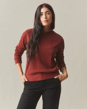 Women’s Thermal Pullover – Russet Brown