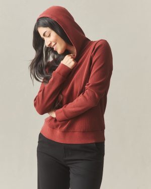 Women’s Thermal Pullover – Russet Brown