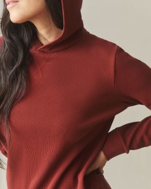 Women’s Thermal Pullover – Russet Brown