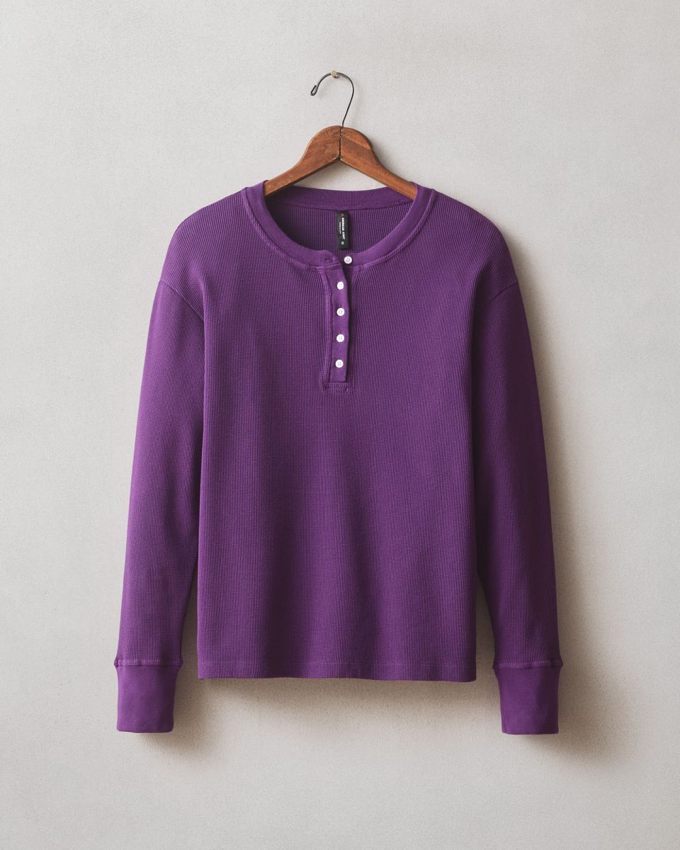Women's Thermal Henley - Imperial Purple