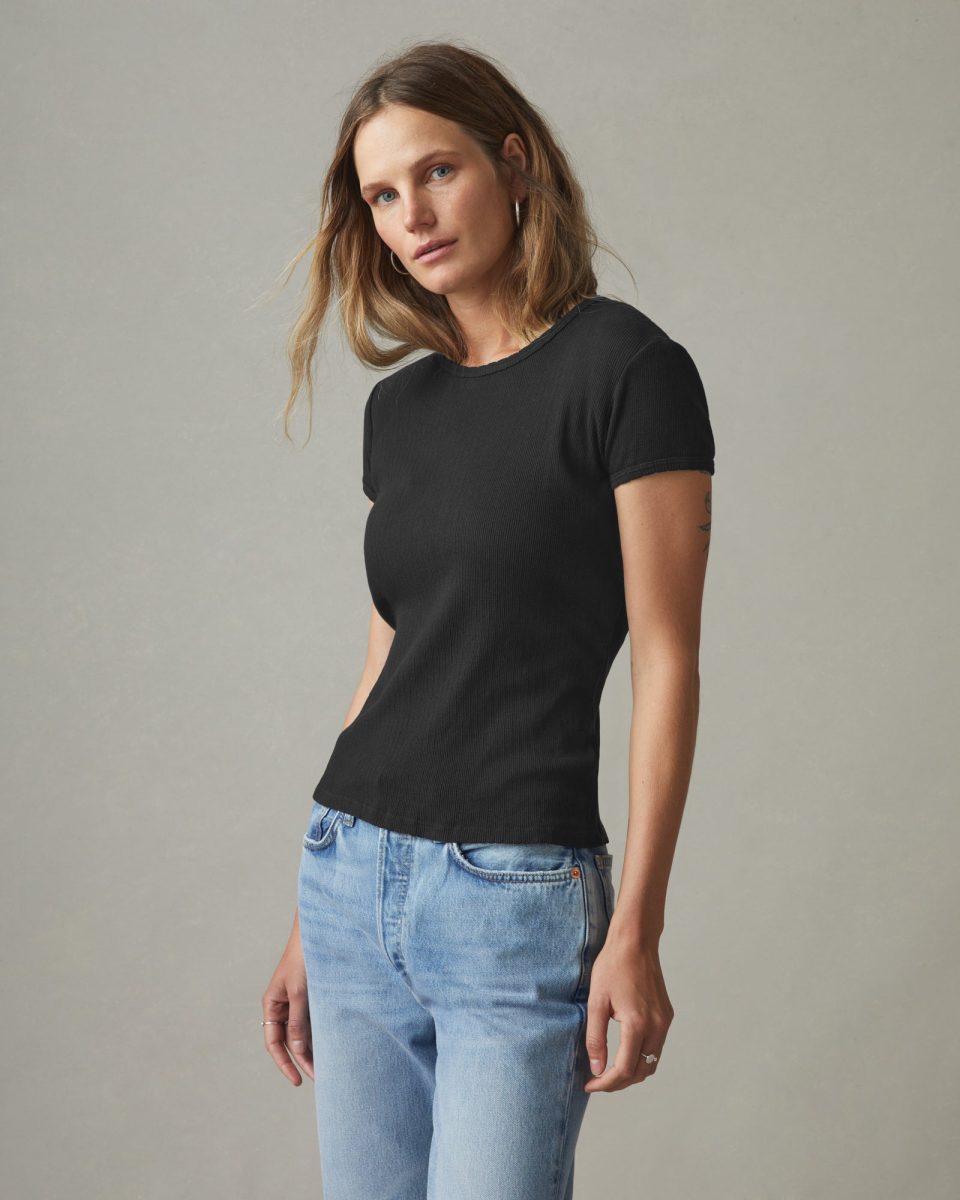 Women's Baby Tee - Black