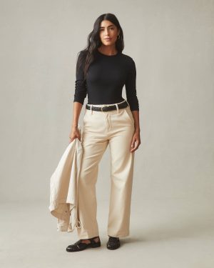 Women’s Luxe Rib Crew Long Sleeve – Meteorite