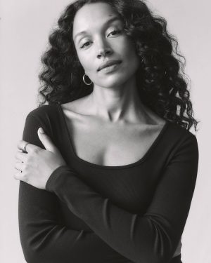 Women’s Luxe Rib Square Neck Long Sleeve – Black