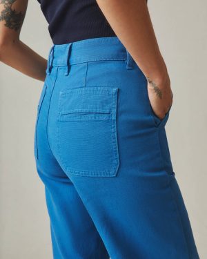Women’s Wide Leg Pant – Blue Sail