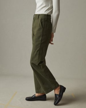 Women’s Wide Leg Pant – Moss